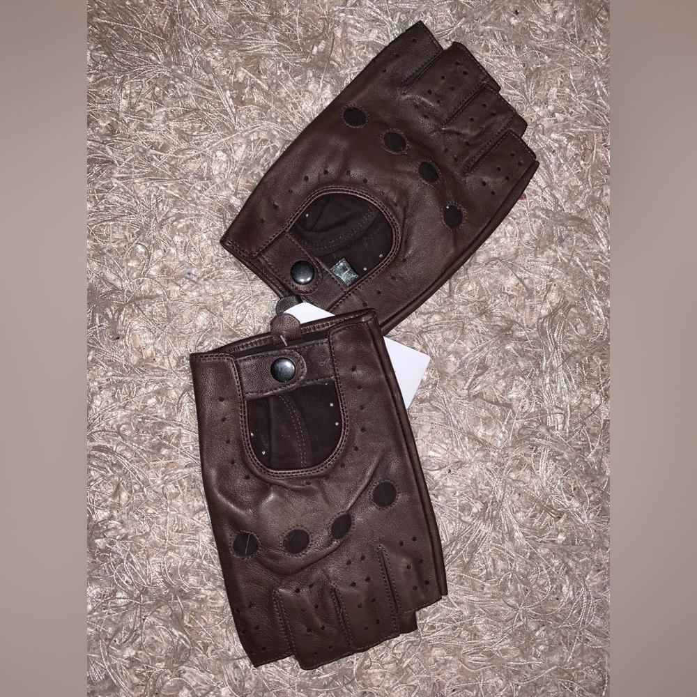 3 for $30 ⚡️ Brown Leather Driving Gloves